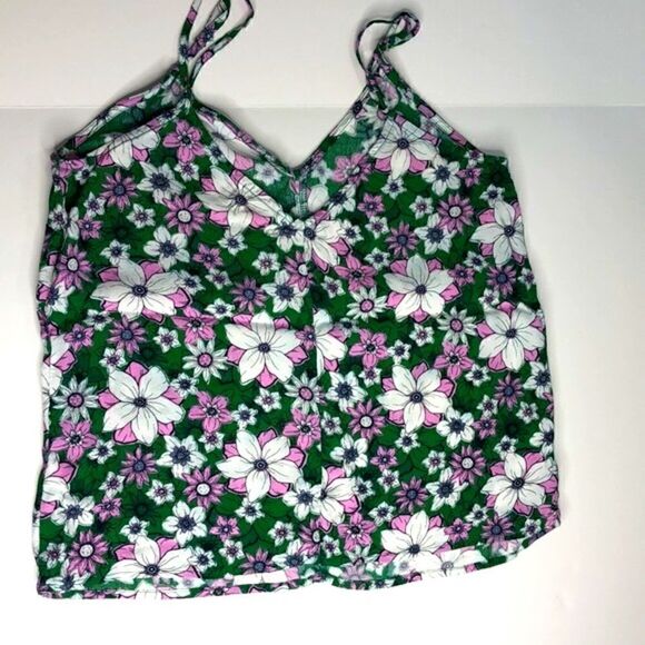 Lost + Wander Liliana Floral Button Cami Top Pink - Picture 6 of 6
